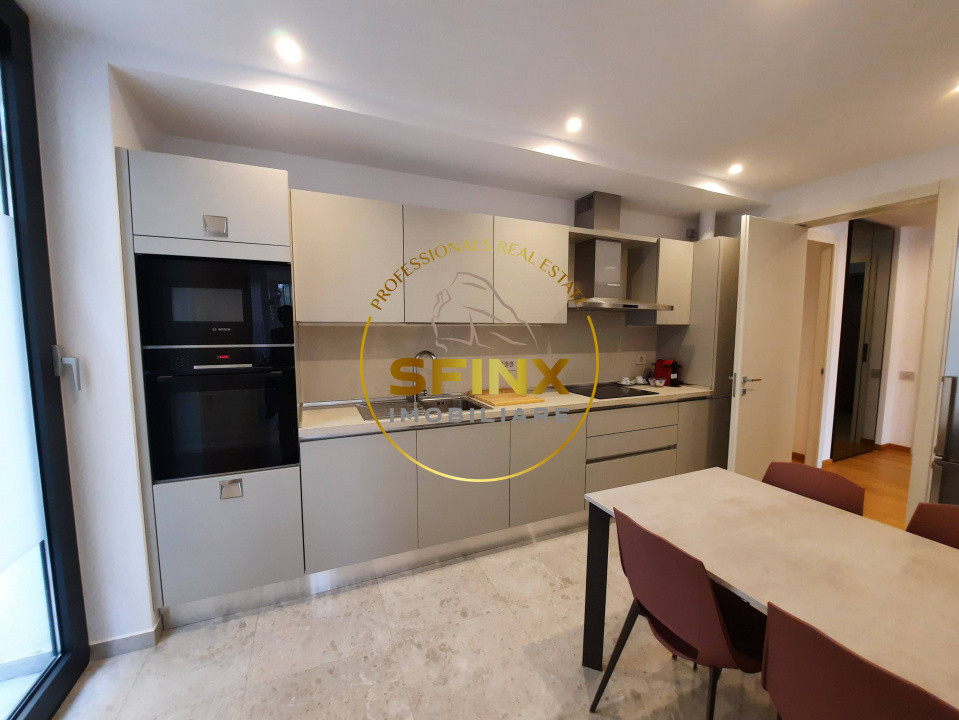 Primaverii, ground floor, fully furnished, modern apartment with large terraces