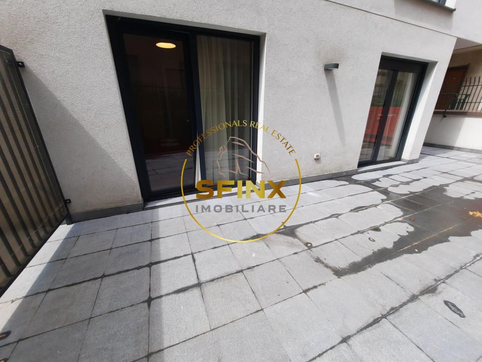 Primaverii, ground floor, fully furnished, modern apartment with large terraces