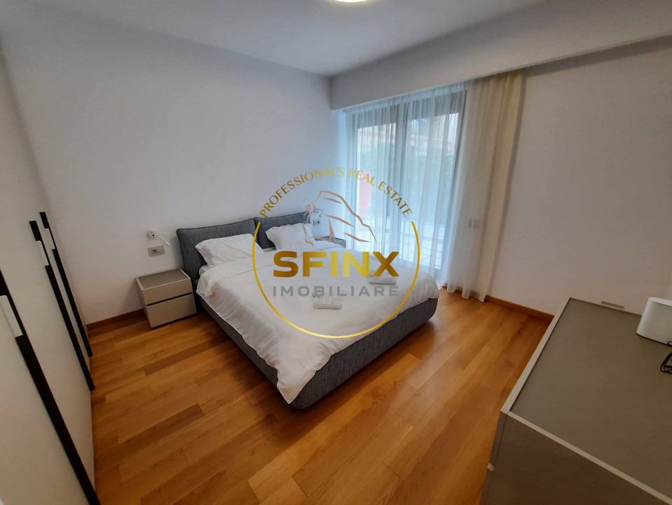 Primaverii, ground floor, fully furnished, modern apartment with large terraces