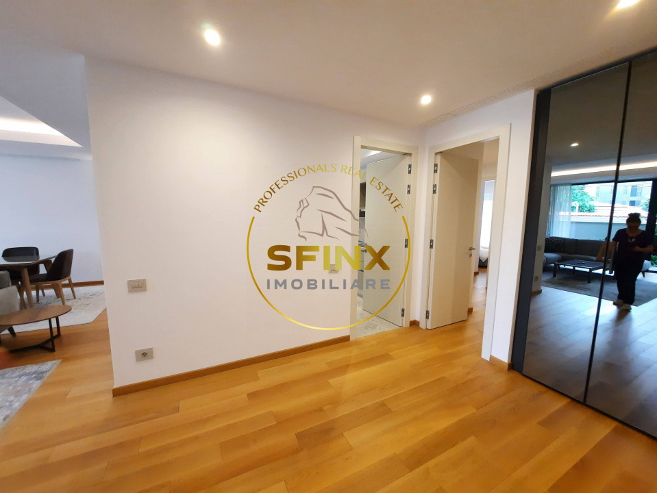 Primaverii, ground floor, fully furnished, modern apartment with large terraces