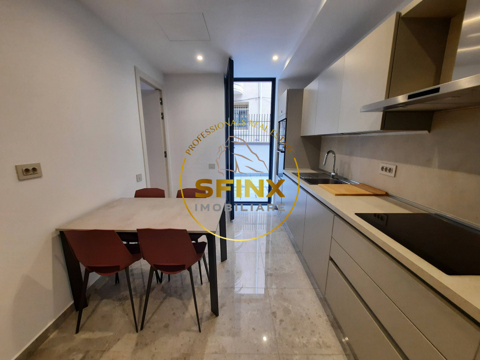 Primaverii, ground floor, fully furnished, modern apartment with large terraces