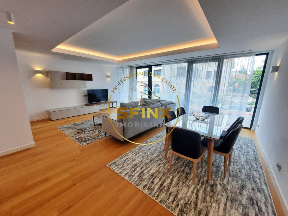 Primaverii, 4 room spacious, furnished apartment, large terrace, parking