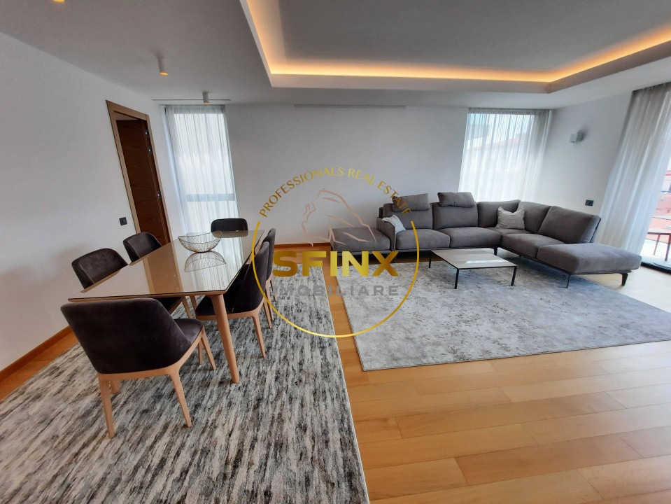 Primaverii, 4 room spacious, furnished apartment, large terrace, parking
