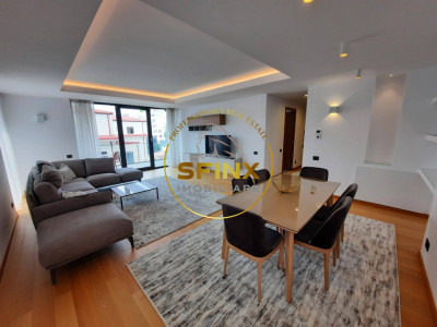 Primaverii, 4 room spacious, furnished apartment, large terrace, parking