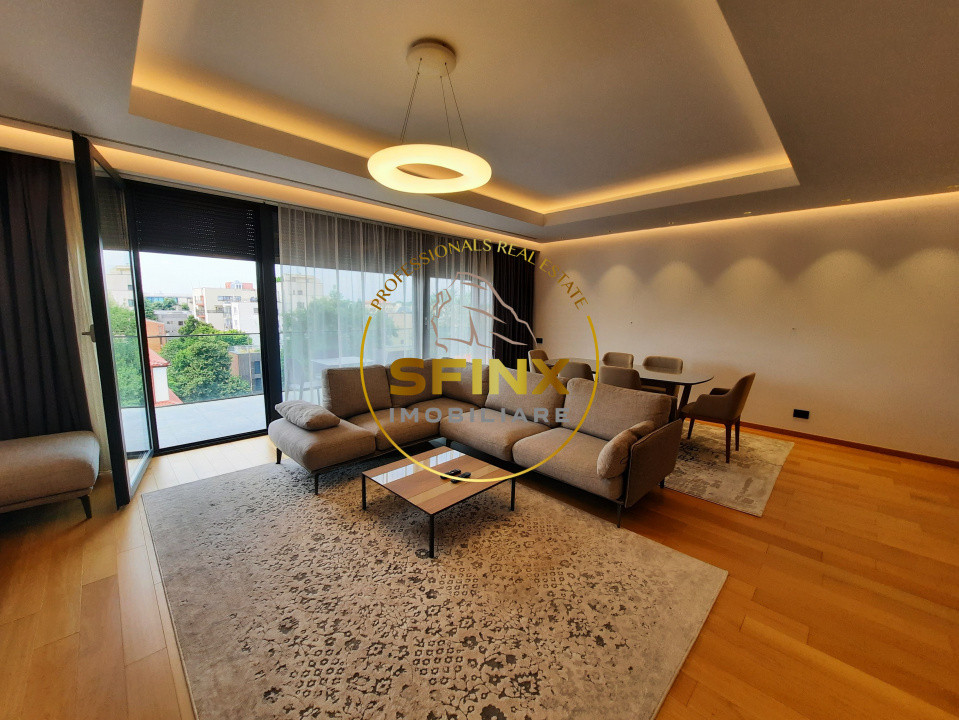 Primaverii,  beautiful 3 room penthouse, 3 baths, large terraces, parking