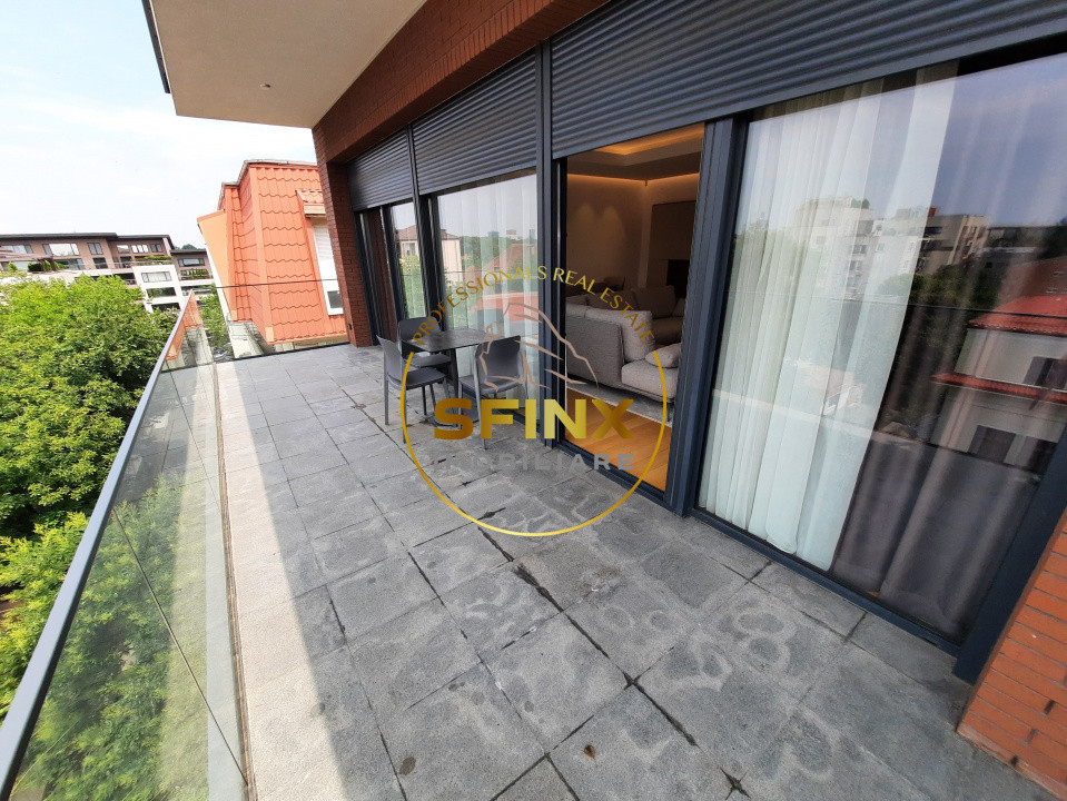 Primaverii,  beautiful 3 room penthouse, 3 baths, large terraces, parking