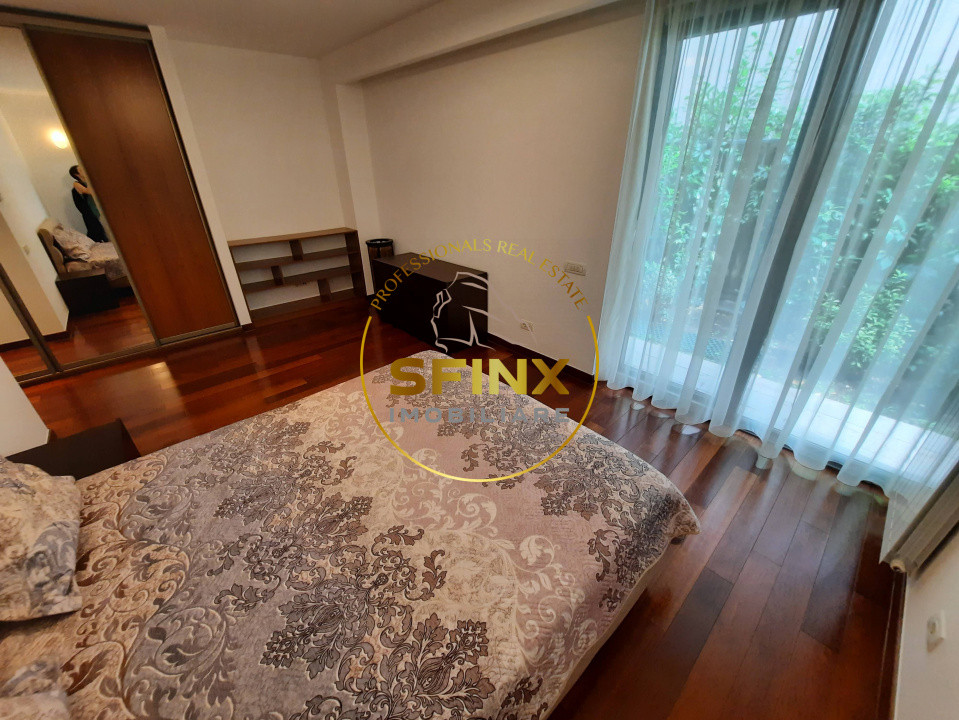 Primaverii, ground floor, 4 room apartment, large terraces, garden, parking