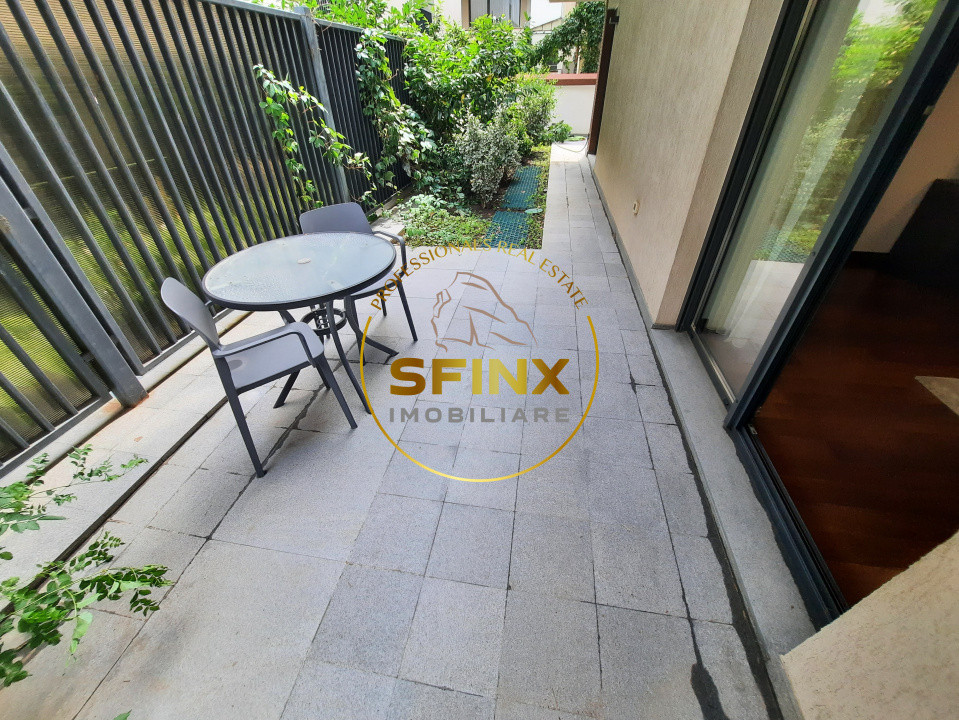 Primaverii, ground floor, 4 room apartment, large terraces, garden, parking