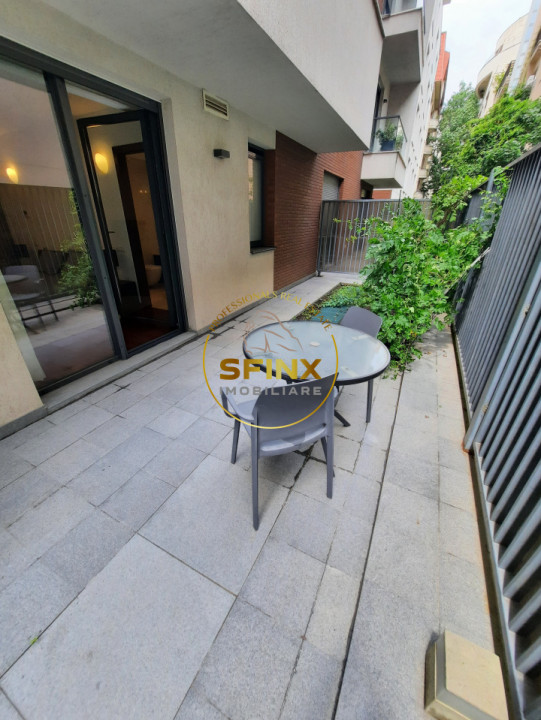 Primaverii, ground floor, 4 room apartment, large terraces, garden, parking