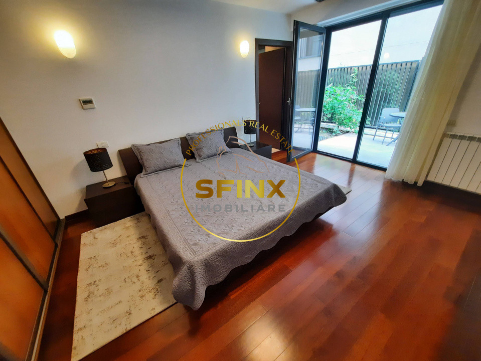 Primaverii, ground floor, 4 room apartment, large terraces, garden, parking
