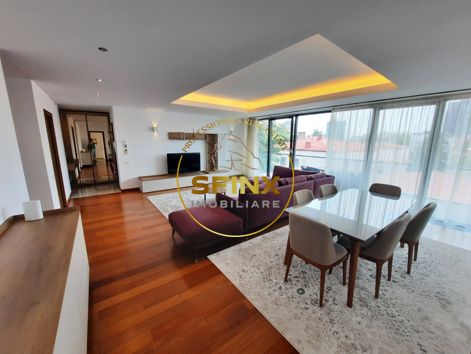 Primaverii, 3 room spacious apartment, large terrace, panoramic view, parking