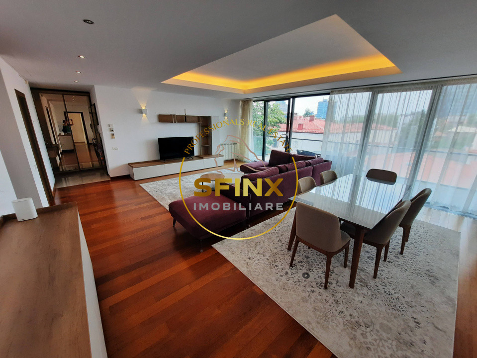 Primaverii, 3 room spacious apartment, large terrace, panoramic view, parking