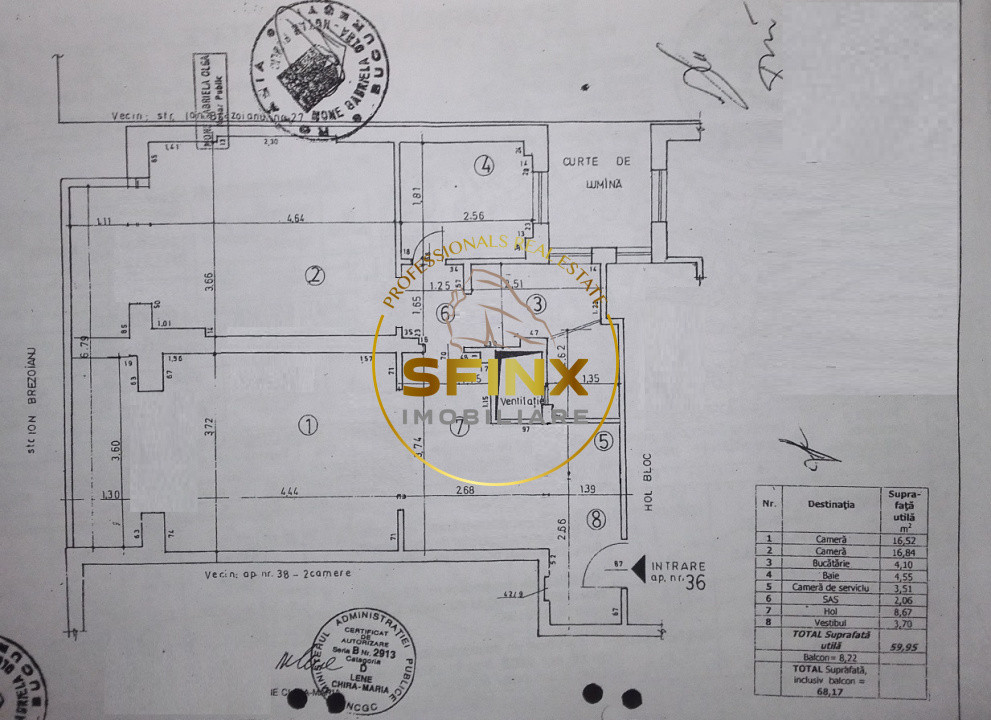 2 camere Cismigiu/ bloc interbelic/ 68 mp/ centrala proprie