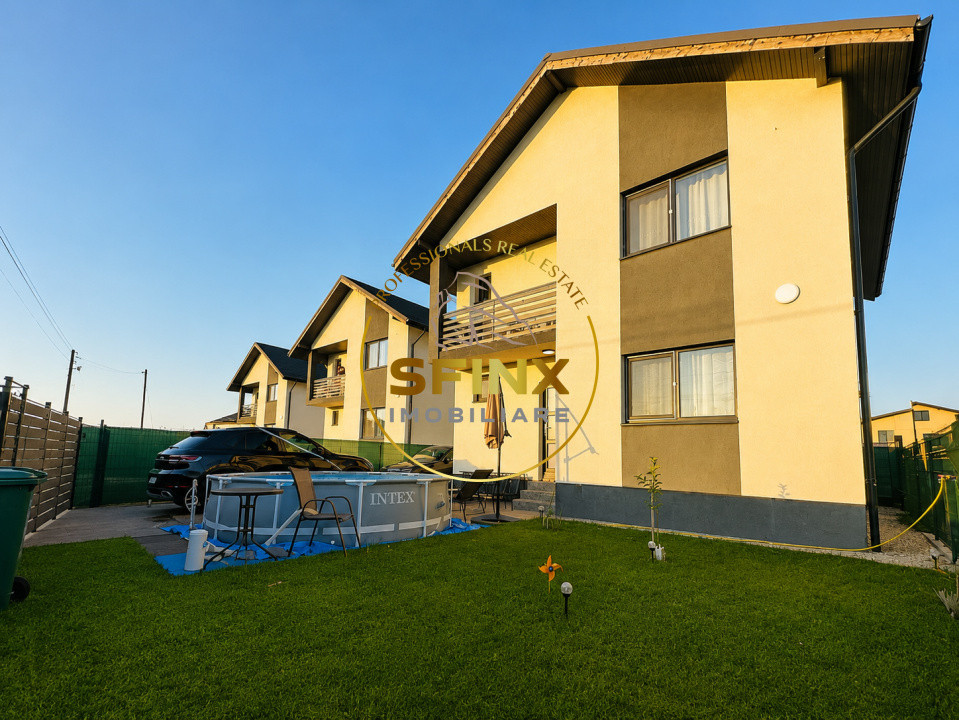5 camere | 2025 | 340 mp teren liber | piscina supraterana | centrala | Sabareni