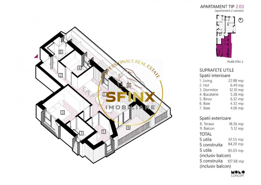 Bloc boutique 2025 Metrou Obor | Parcare