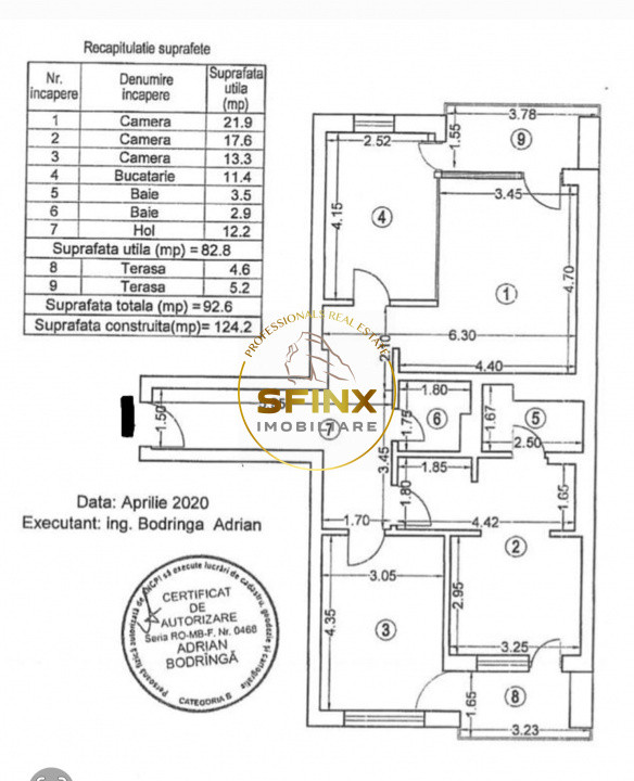 Apartament 3 camere/ Pipera Aviatiei/ bloc 2021/ 2 locuri parcare