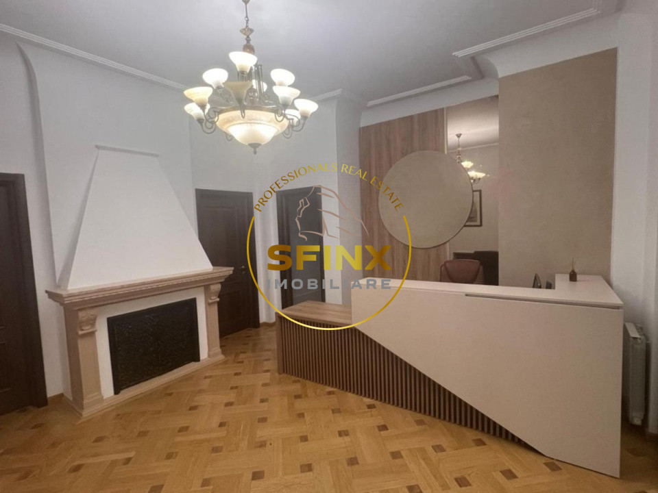 Dorobanti Capitale, parter de vila interbelica, curte proprie 300mp