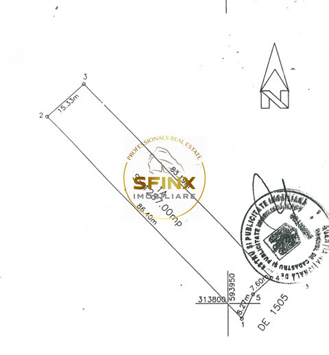 De vanzare - teren 1287mp I FS - 15.87m I Berceni - Oituz