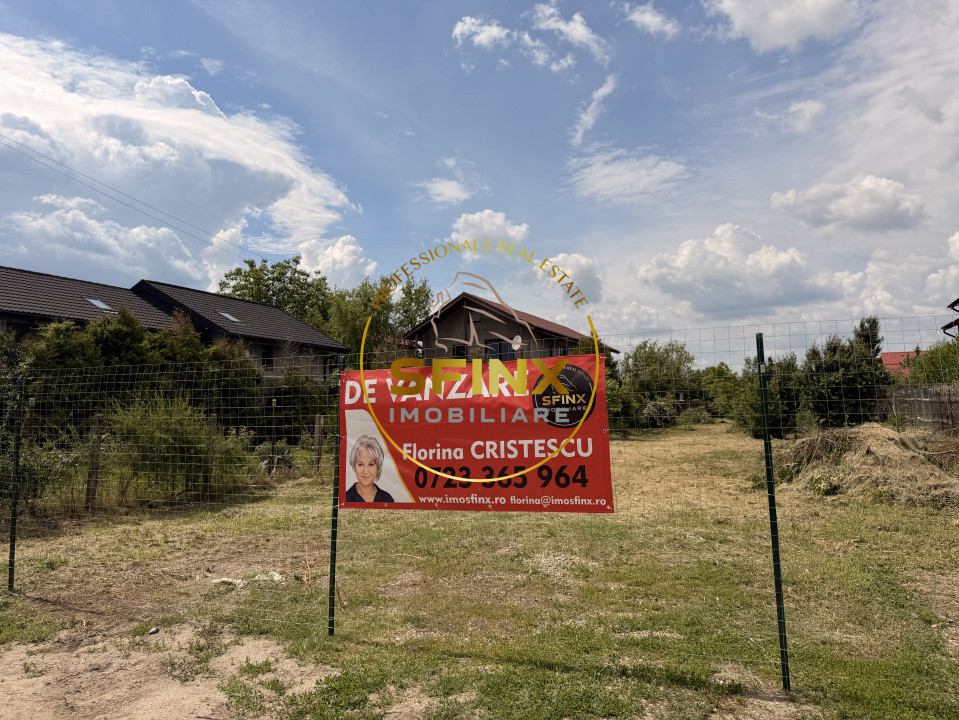 De vanzare - teren 1287mp I FS - 15.87m I Berceni - Oituz