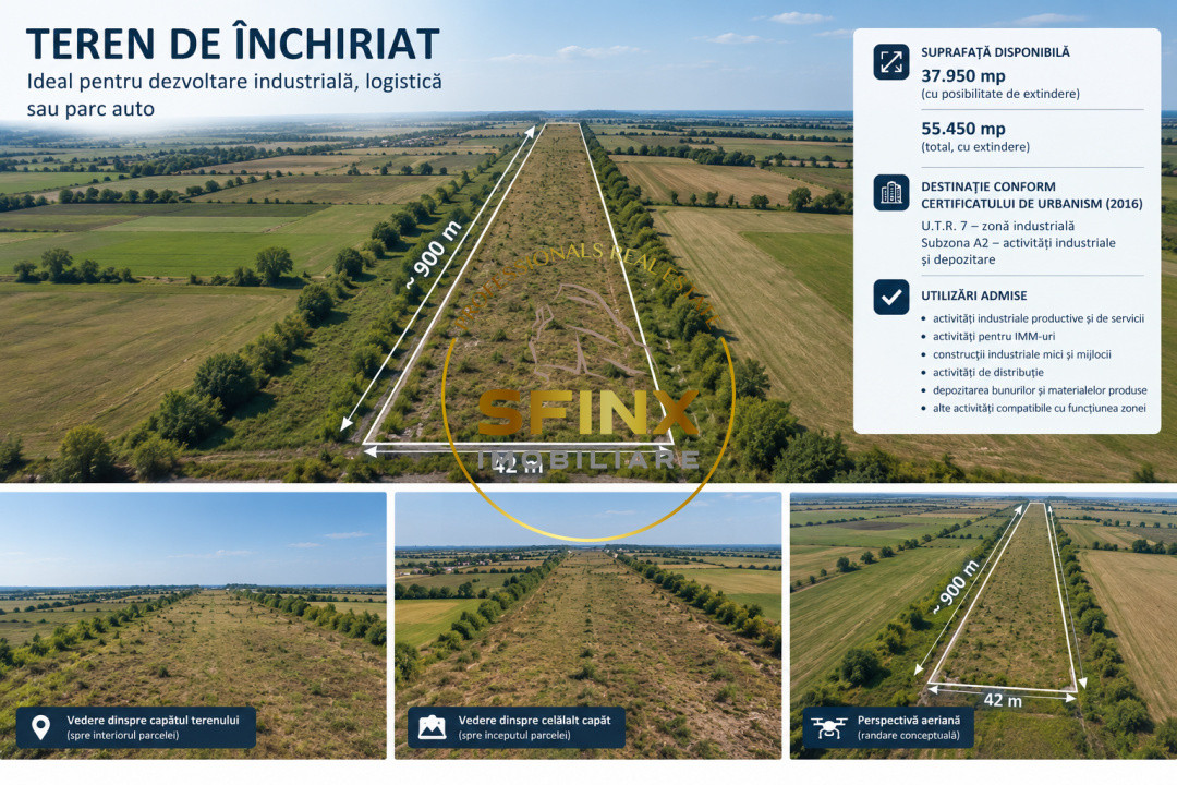 Teren depozit U.T.R. 7 Ciorogarla A1 Bucuresti Pitesti