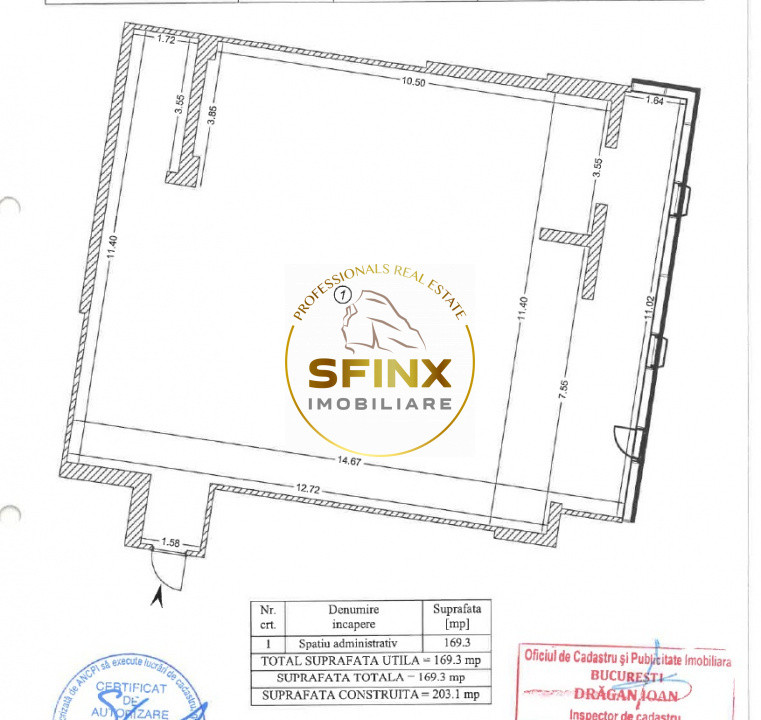 Spatiu Birouri la Gri | One Cotroceni Park | 163mp | etaj 1 | parcare