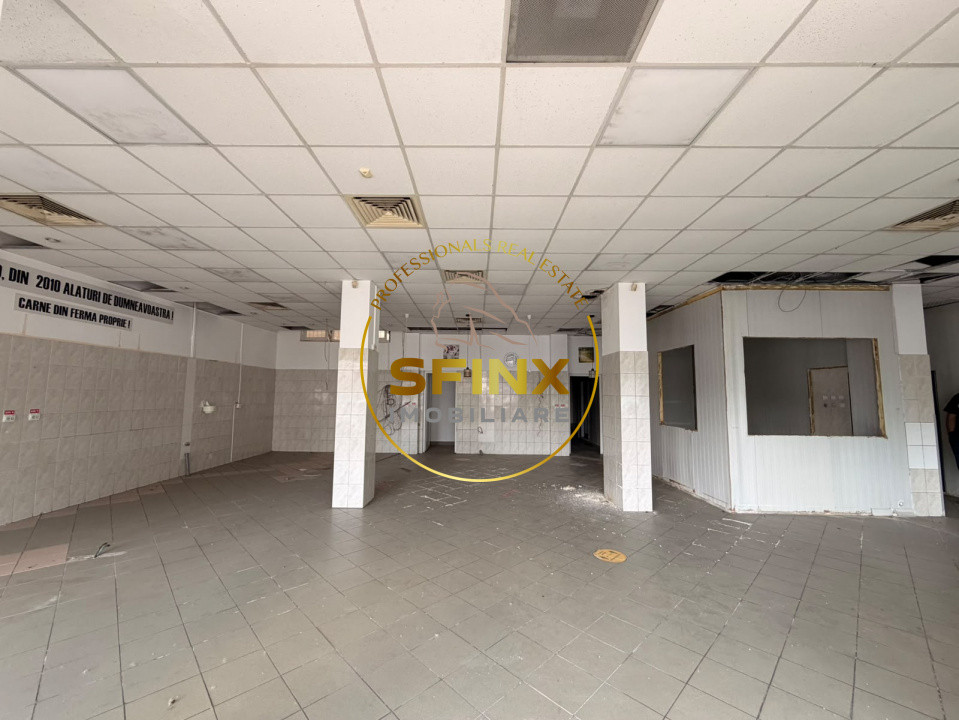 Spațiu comercial stradal 233 mp | Vitrină 15 ml | Șoseaua Vergului | Investiție 