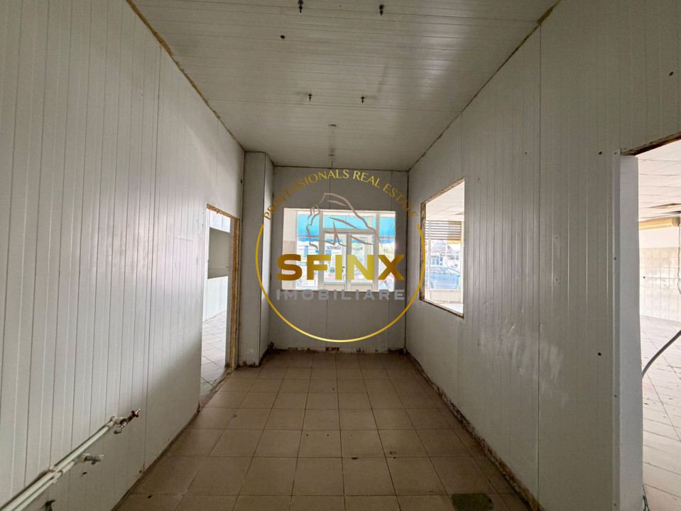 Spațiu comercial stradal 233 mp | Vitrină 15 ml | Șoseaua Vergului | Investiție 