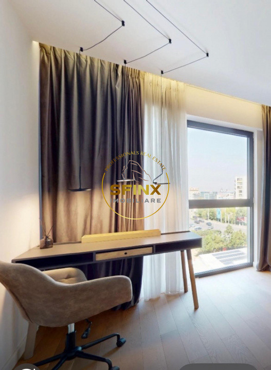 3 camere  One Tower Herastrau/ 130 mp/ terasa 16 mp/ parcare