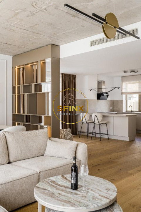 Baneasa, residential compound, 5 room brand new villa, first rental, 2 parking