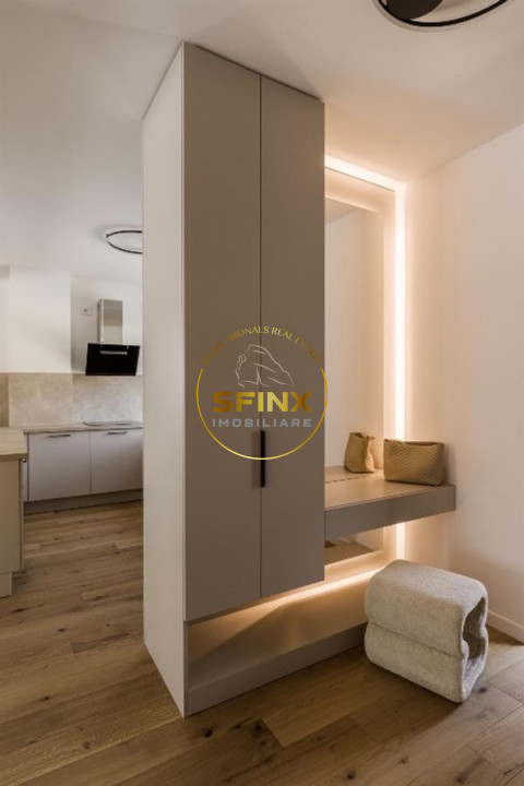 Baneasa, residential compound, 5 room brand new villa, first rental, 2 parking