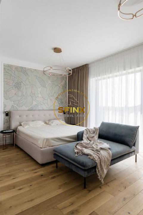 Baneasa, residential compound, 5 room brand new villa, first rental, 2 parking