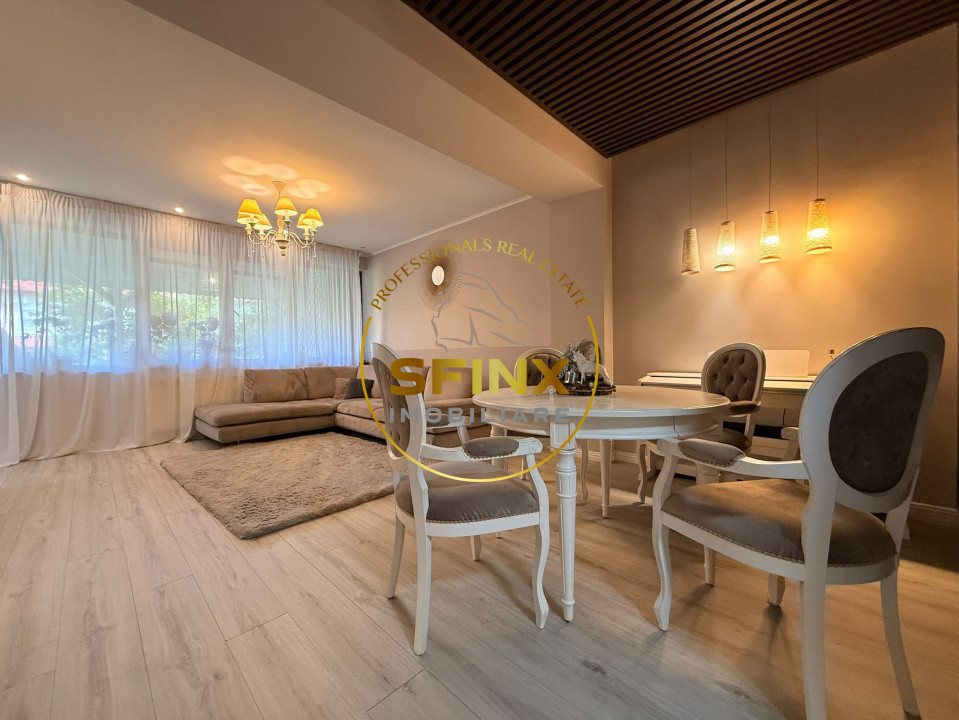 Domus Stil | Vilă P+1+M | 139,97 mp utili | Curte + piscină | 2 parcări | Mobila