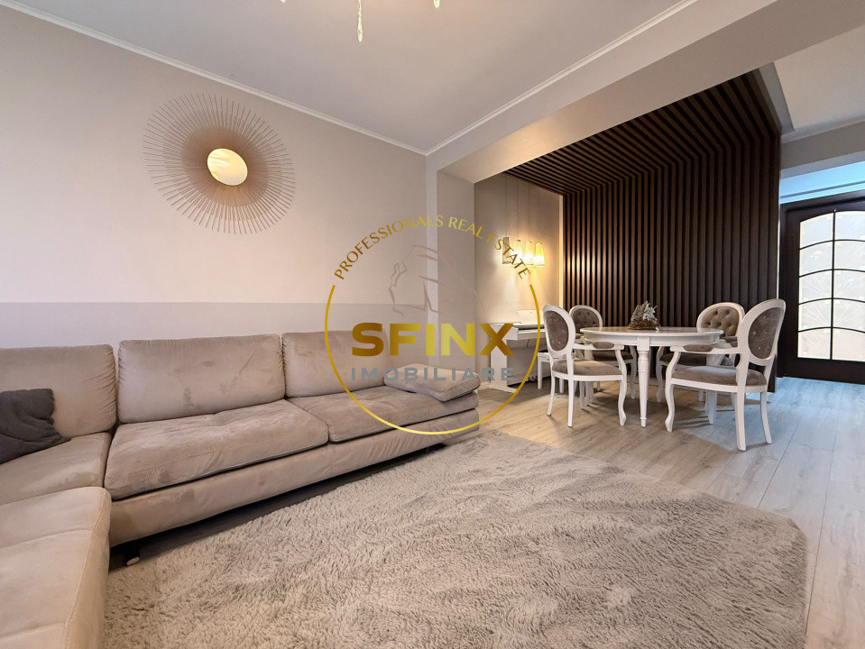 Domus Stil | Vilă P+1+M | 139,97 mp utili | Curte + piscină | 2 parcări | Mobila
