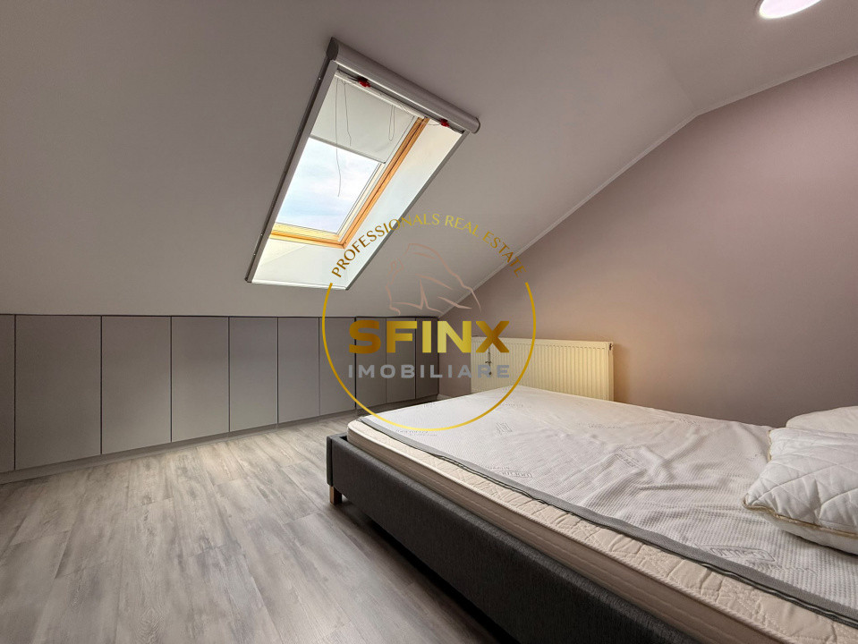 Domus Stil | Vilă P+1+M | 139,97 mp utili | Curte + piscină | 2 parcări | Mobila