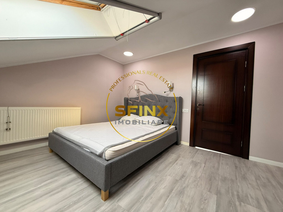 Domus Stil | Vilă P+1+M | 139,97 mp utili | Curte + piscină | 2 parcări | Mobila