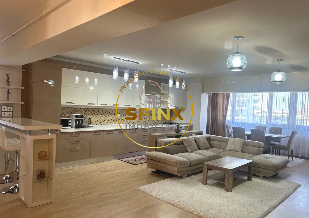 Apartament 3 camere Herastrau/ centrala/ parcare/ dresing/ 2 bai/ 120 mp