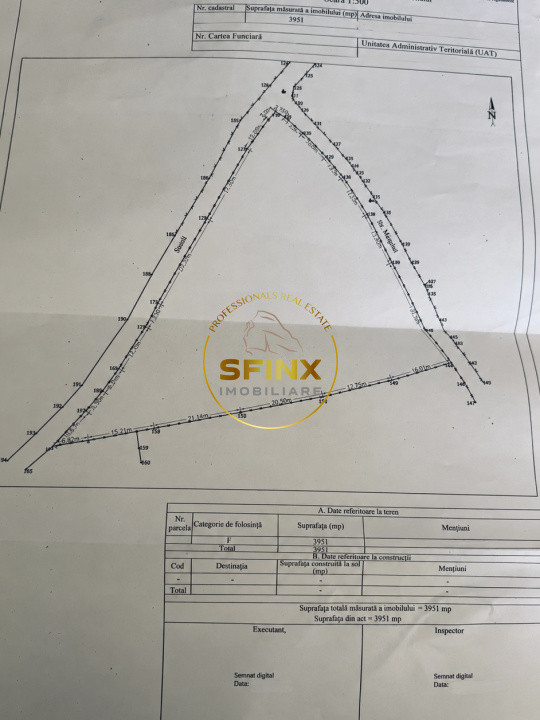 Teren intravilan 3.951 mp, Predeluț-Bran | 2 fronturi stradale 78 m + 99 m 