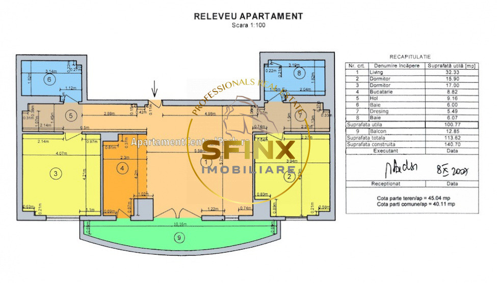 3 camere | Stefan cel Mare/ Parcul Circului/ Central Park/ parcare/ 2 bai
