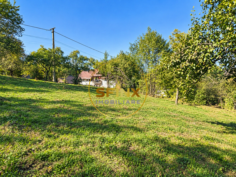Teren intravilan 3.951 mp, Predeluț-Bran, 2 fronturi stradale de 80 ml