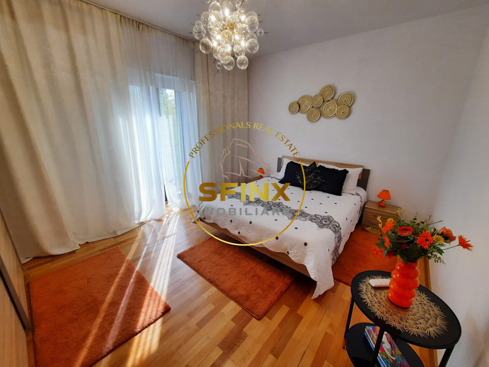 Baneasa Residential Park, 3 bedroom furnished villa for rent, pet friendly