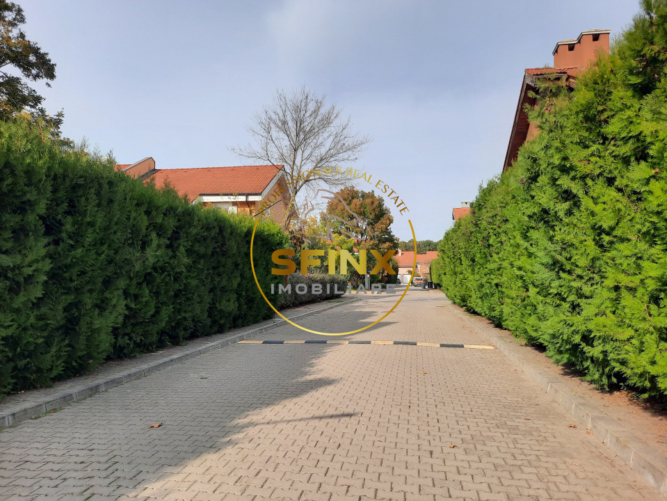 Baneasa Residential Park, 3 bedroom furnished villa for rent, pet friendly