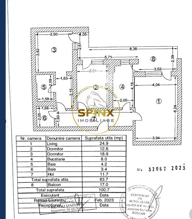 Pipera/ Aviatiei/ Nusco City/ 3 camere/ 2 locuri parcare/ terasa