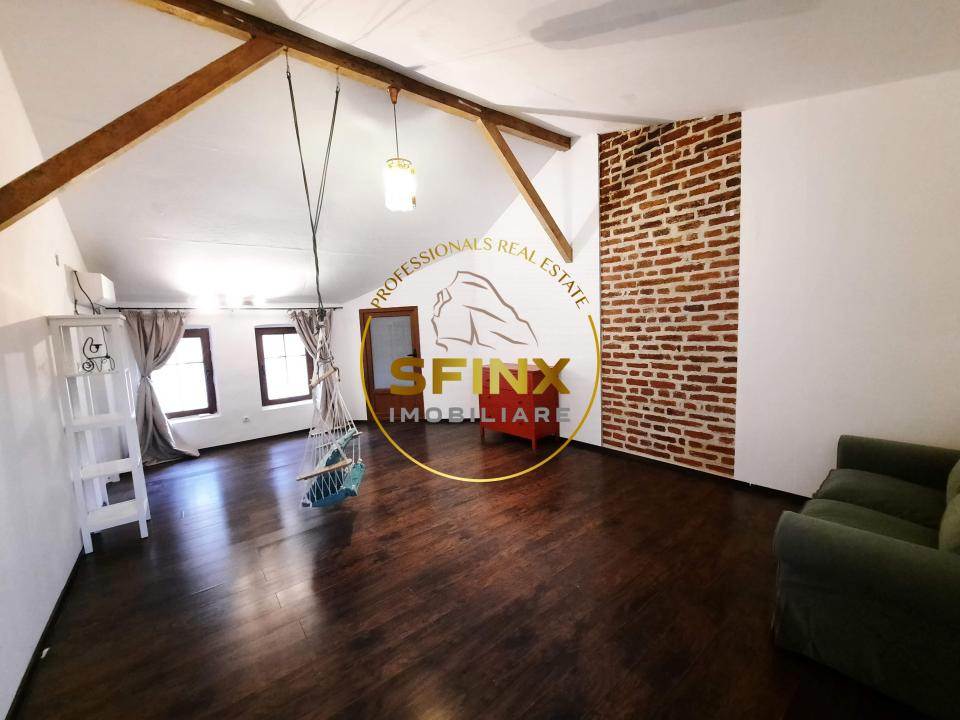 Cismigiu Berthelot, mansarda boema in vila interbelica, 3 camere, cat friendly