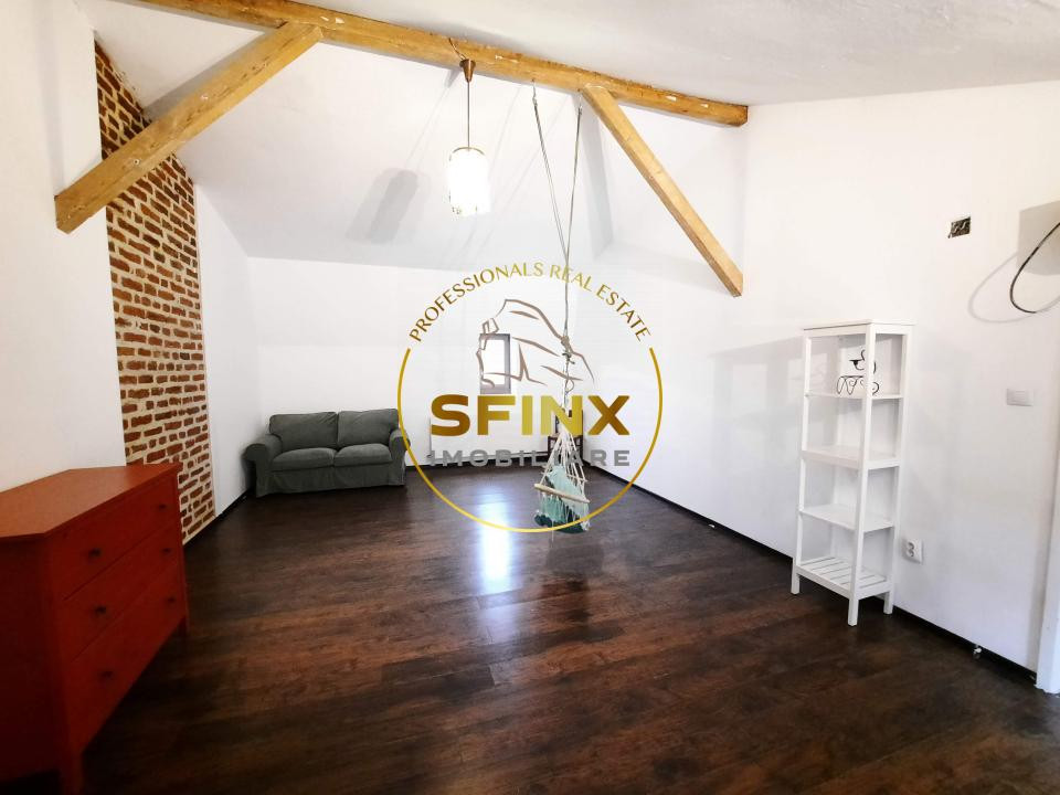 Cismigiu Berthelot, mansarda boema in vila interbelica, 3 camere, cat friendly