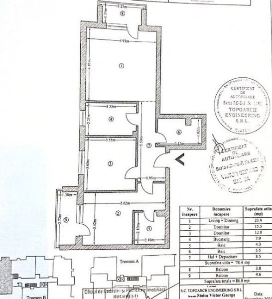 Apartament 3 camere, 87mp, finisaje/calitate premium, Calea Calarasilor